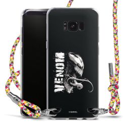 New Carry Case Transparent Stoff colourful/silber