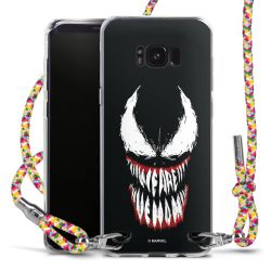 New Carry Case Transparent Stoff colourful/silber