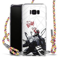 New Carry Case Transparent Stoff colourful/silber