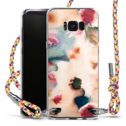 New Carry Case Transparent Stoff colourful/silber