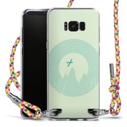 New Carry Case Transparent Stoff colourful/silber