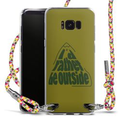 New Carry Case Transparent Stoff colourful/silber