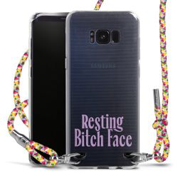 New Carry Case Transparent Stoff colourful/silber