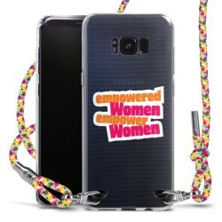 New Carry Case Transparent Stoff colourful/silber