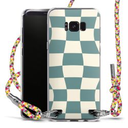 New Carry Case Transparent Stoff colourful/silber