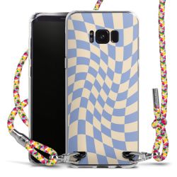 New Carry Case Transparent Stoff colourful/silber