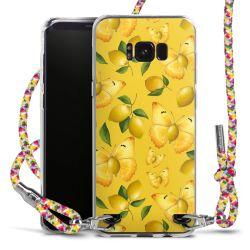 New Carry Case Transparent Stoff colourful/silber