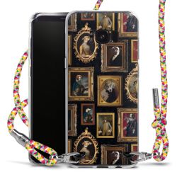 New Carry Case Transparent Stoff colourful/silber