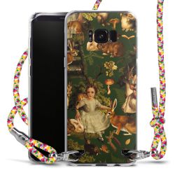 New Carry Case Transparent Stoff colourful/silber