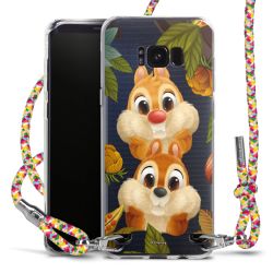 New Carry Case Transparent Stoff colourful/silber