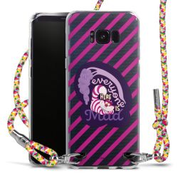 New Carry Case Transparent Stoff colourful/silber