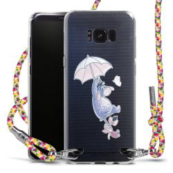 New Carry Case Transparent Stoff colourful/silber