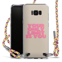 New Carry Case Transparent Stoff colourful/silber