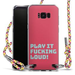 New Carry Case Transparent Stoff colourful/silber