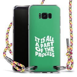 New Carry Case Transparent Stoff colourful/silber