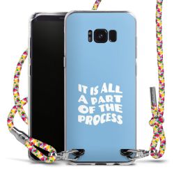 New Carry Case Transparent Stoff colourful/silber