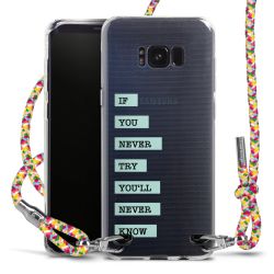 New Carry Case Transparent Stoff colourful/silber