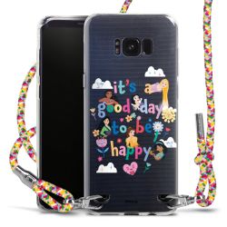 New Carry Case Transparent Stoff colourful/silber