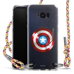 New Carry Case Transparent Stoff colourful/silber