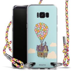 New Carry Case Transparent Stoff colourful/silber