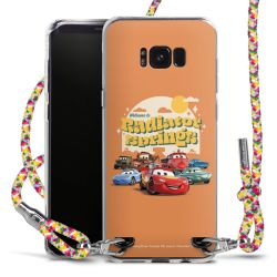 New Carry Case Transparent Stoff colourful/silber