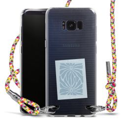 New Carry Case Transparent Stoff colourful/silber