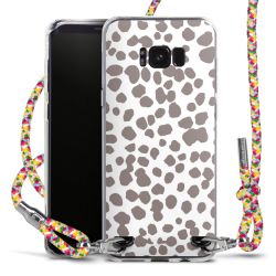 New Carry Case Transparent Stoff colourful/silber