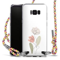 New Carry Case Transparent Stoff colourful/silber