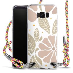 New Carry Case Transparent Stoff colourful/silber