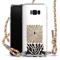 New Carry Case Transparent Stoff colourful/silber