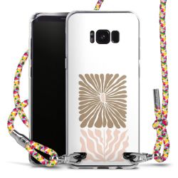 New Carry Case Transparent Stoff colourful/silber