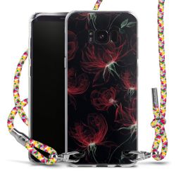 New Carry Case Transparent Stoff colourful/silber