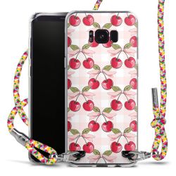 New Carry Case Transparent Stoff colourful/silber