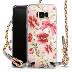 New Carry Case Transparent Stoff colourful/silber