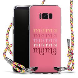 New Carry Case Transparent Stoff colourful/silber