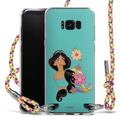 New Carry Case Transparent Stoff colourful/silber