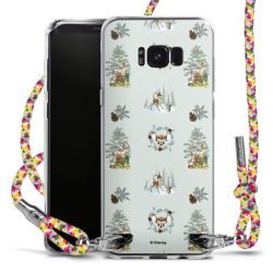 New Carry Case Transparent Stoff colourful/silber