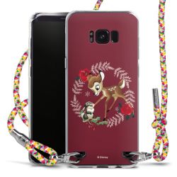 New Carry Case Transparent Stoff colourful/silber