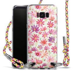 New Carry Case Transparent Stoff colourful/silber