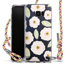 New Carry Case Transparent Stoff colourful/silber