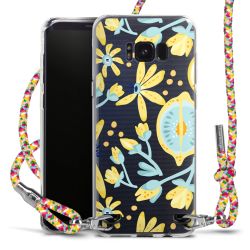 New Carry Case Transparent Stoff colourful/silber