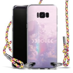 New Carry Case Transparent Stoff colourful/silber