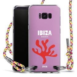 New Carry Case Transparent Stoff colourful/silber