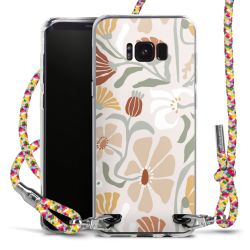 New Carry Case Transparent Stoff colourful/silber