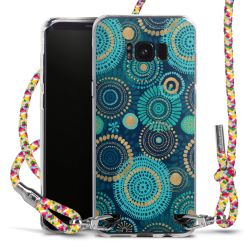 New Carry Case Transparent Stoff colourful/silber