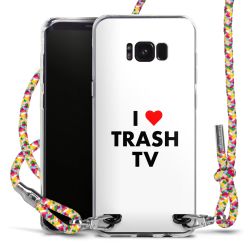 New Carry Case Transparent Stoff colourful/silber