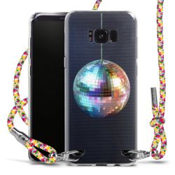 New Carry Case Transparent Stoff colourful/silber