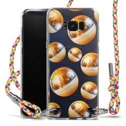 New Carry Case Transparent Stoff colourful/silber