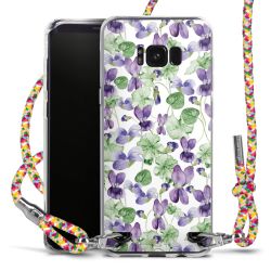 New Carry Case Transparent Stoff colourful/silber