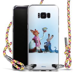 New Carry Case Transparent Stoff colourful/silber